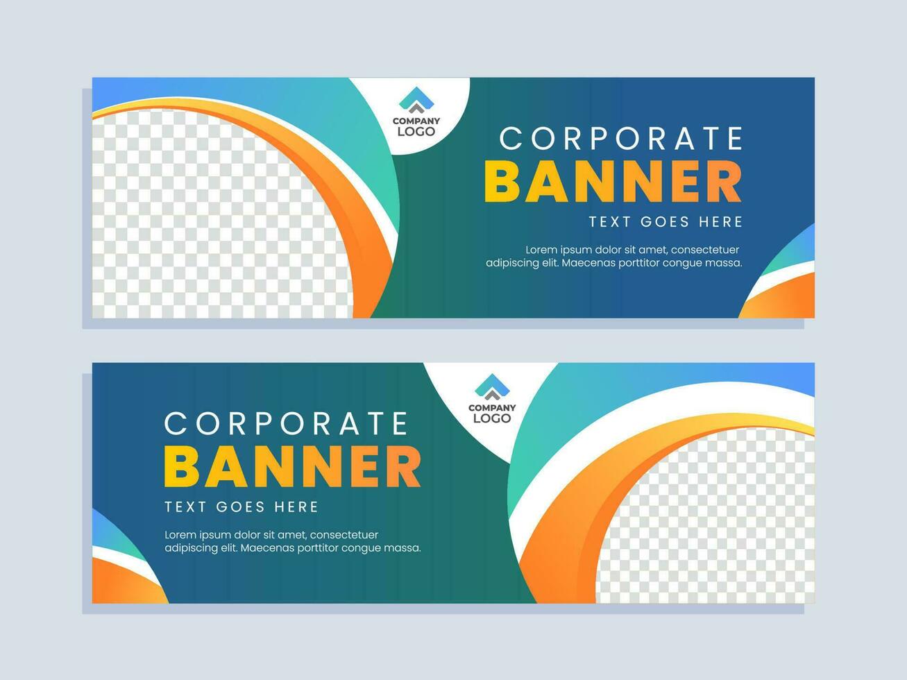 Corporate business banner template vector