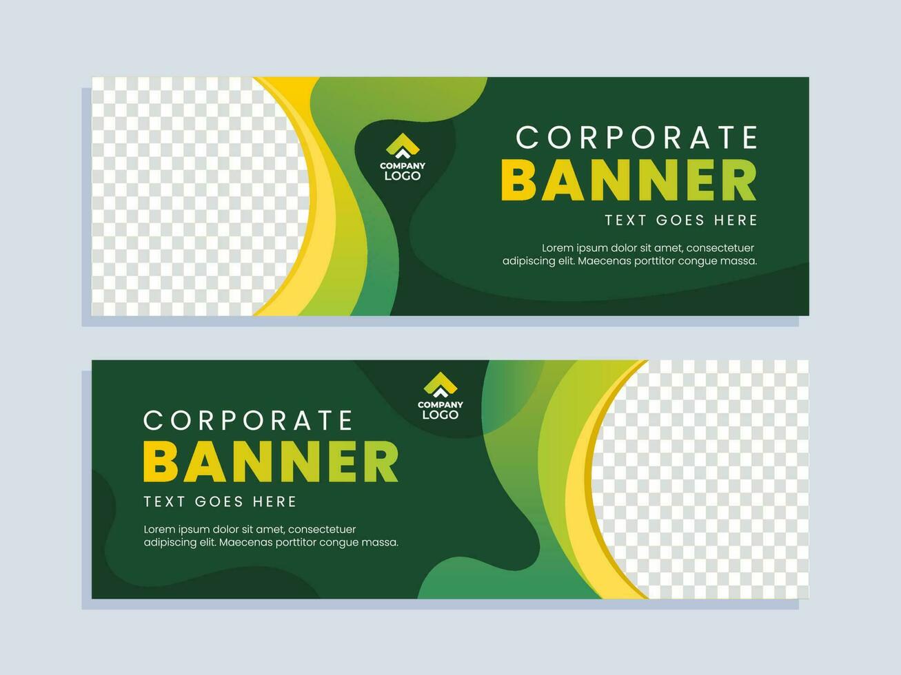 Corporate business banner template vector