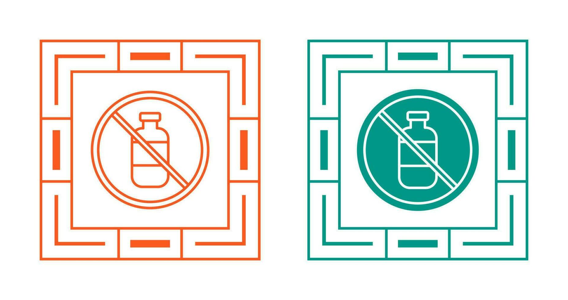 No Liquids Vector Icon