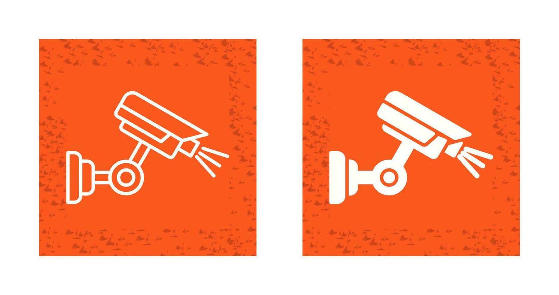 icono de vector de cámara de seguridad