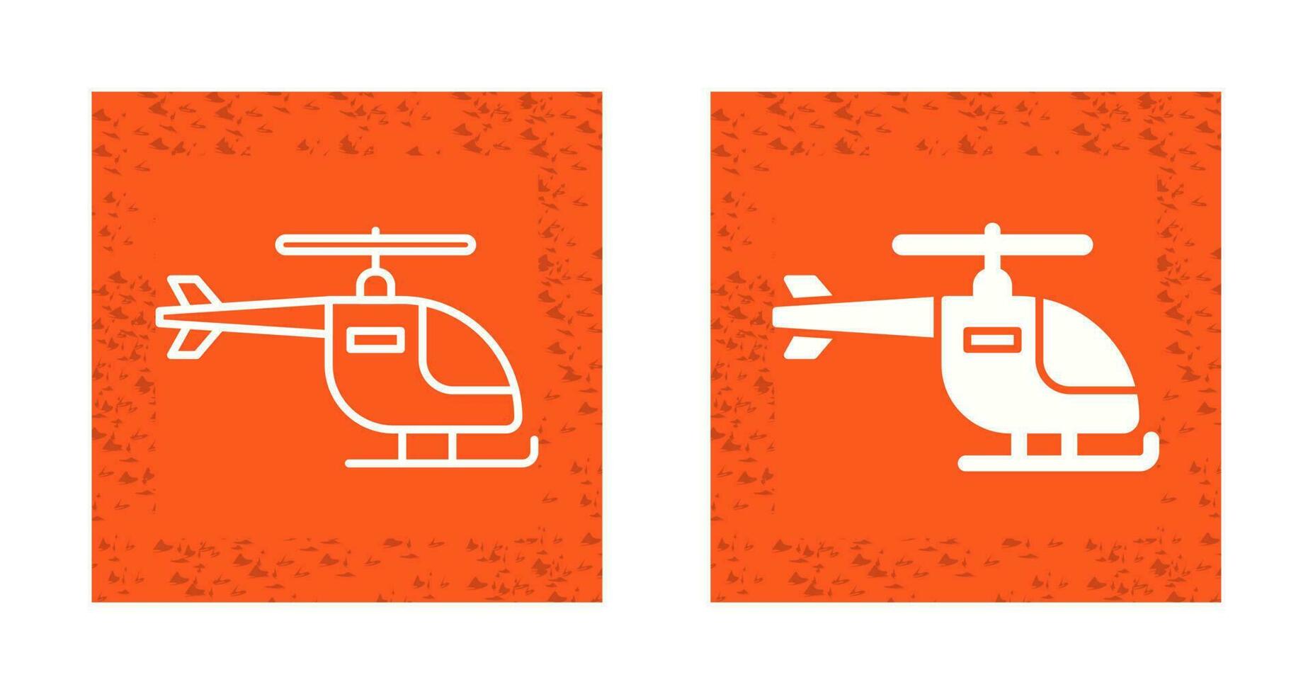 icono de vector de helicóptero