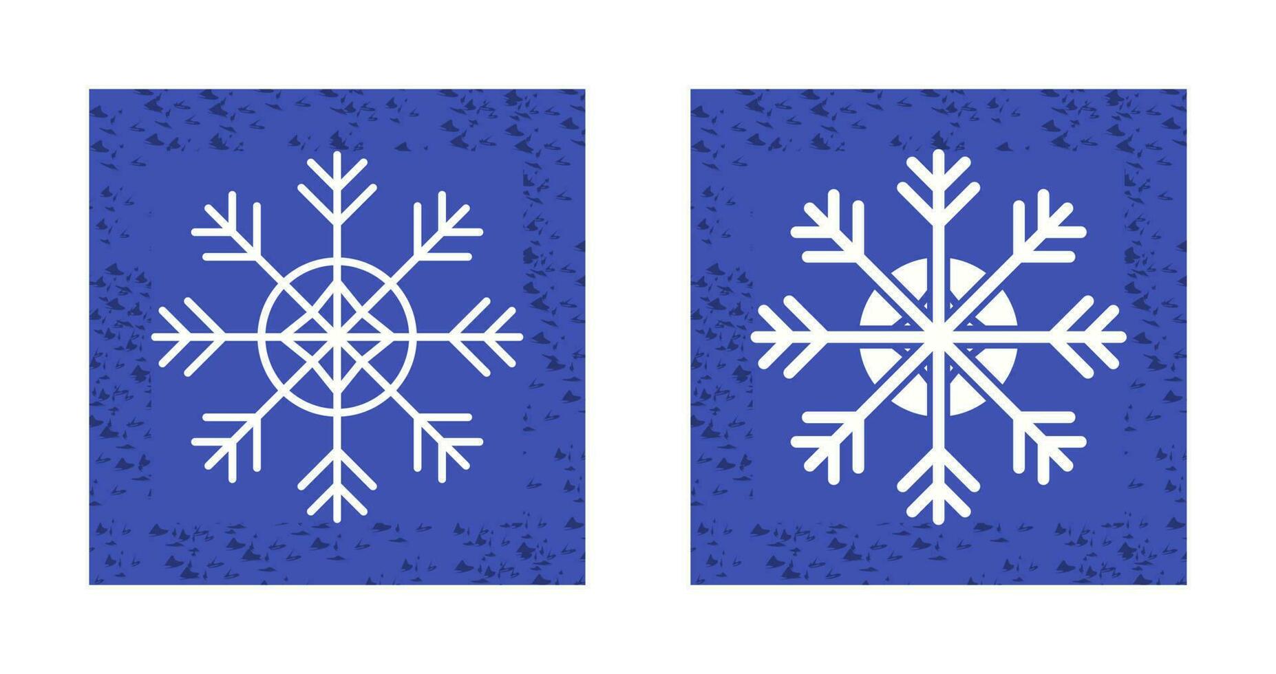 icono de vector de copo de nieve