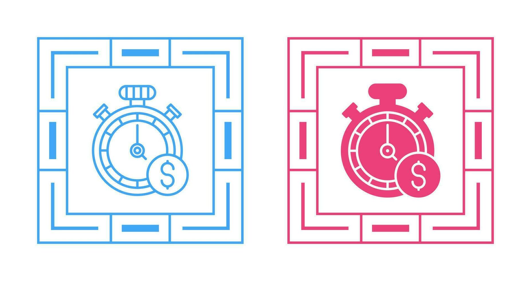 Time Of Money Vector Icon