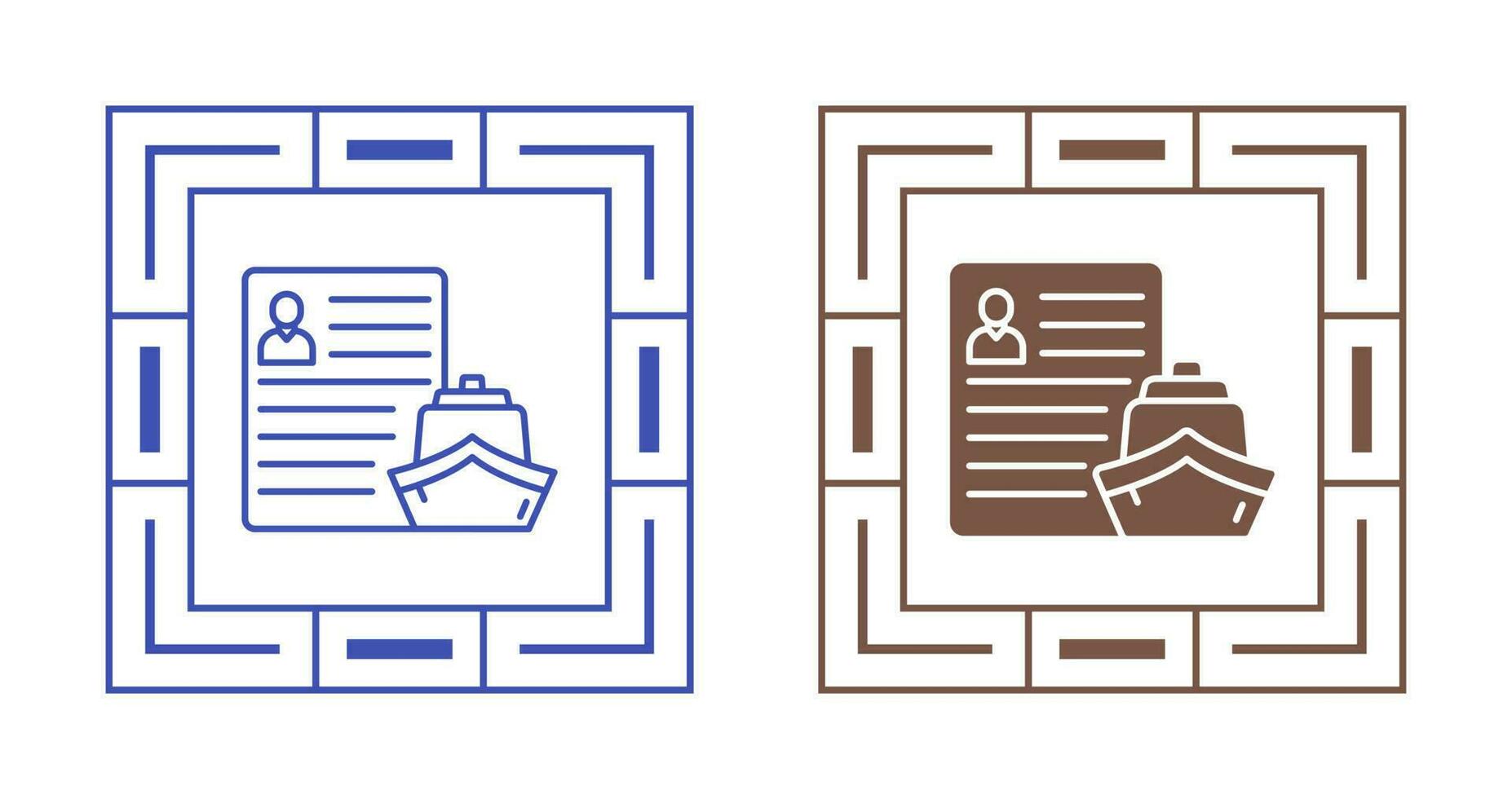 Ship Broker Vector Icon