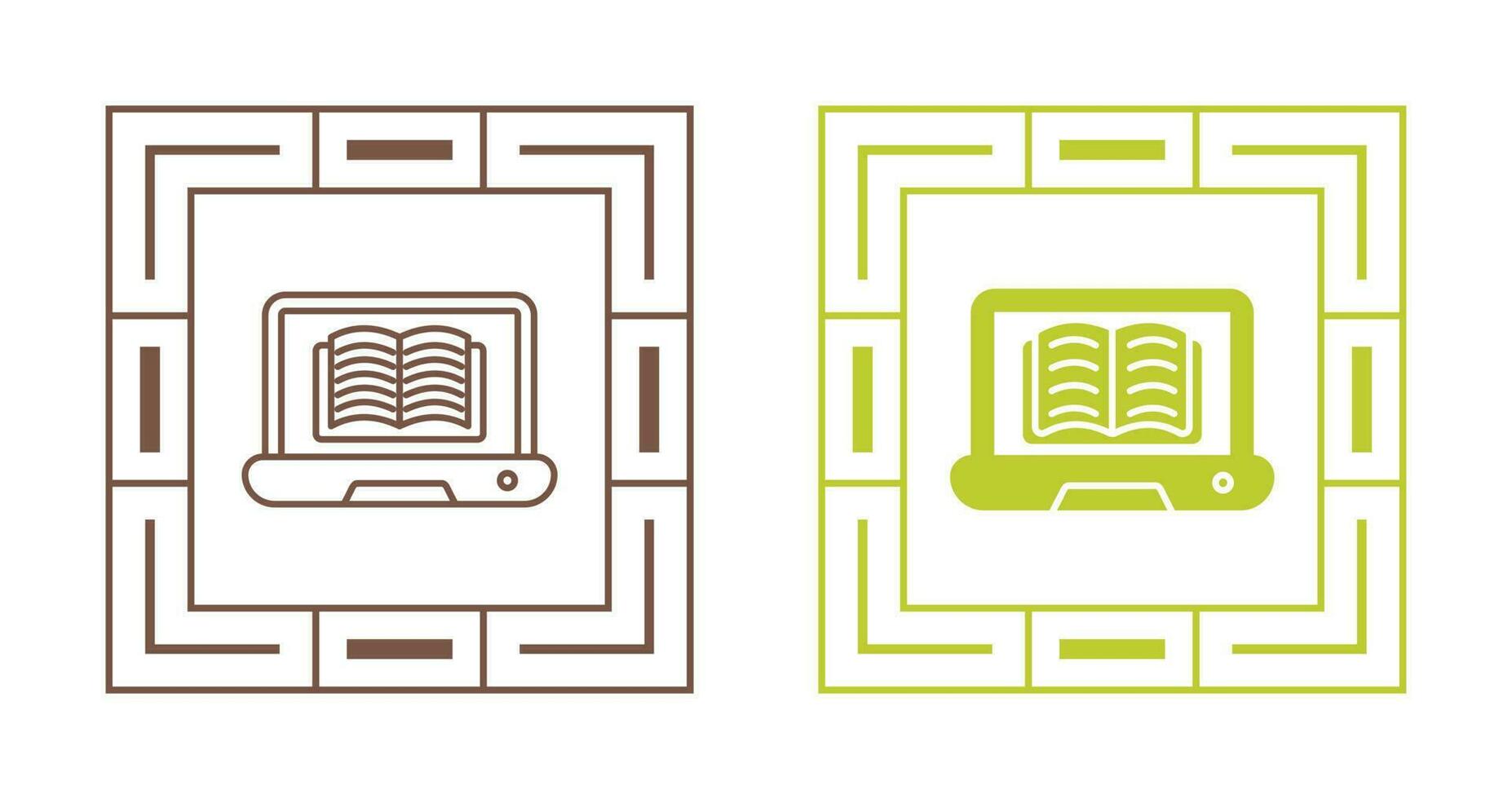 Online Learning Vector Icon