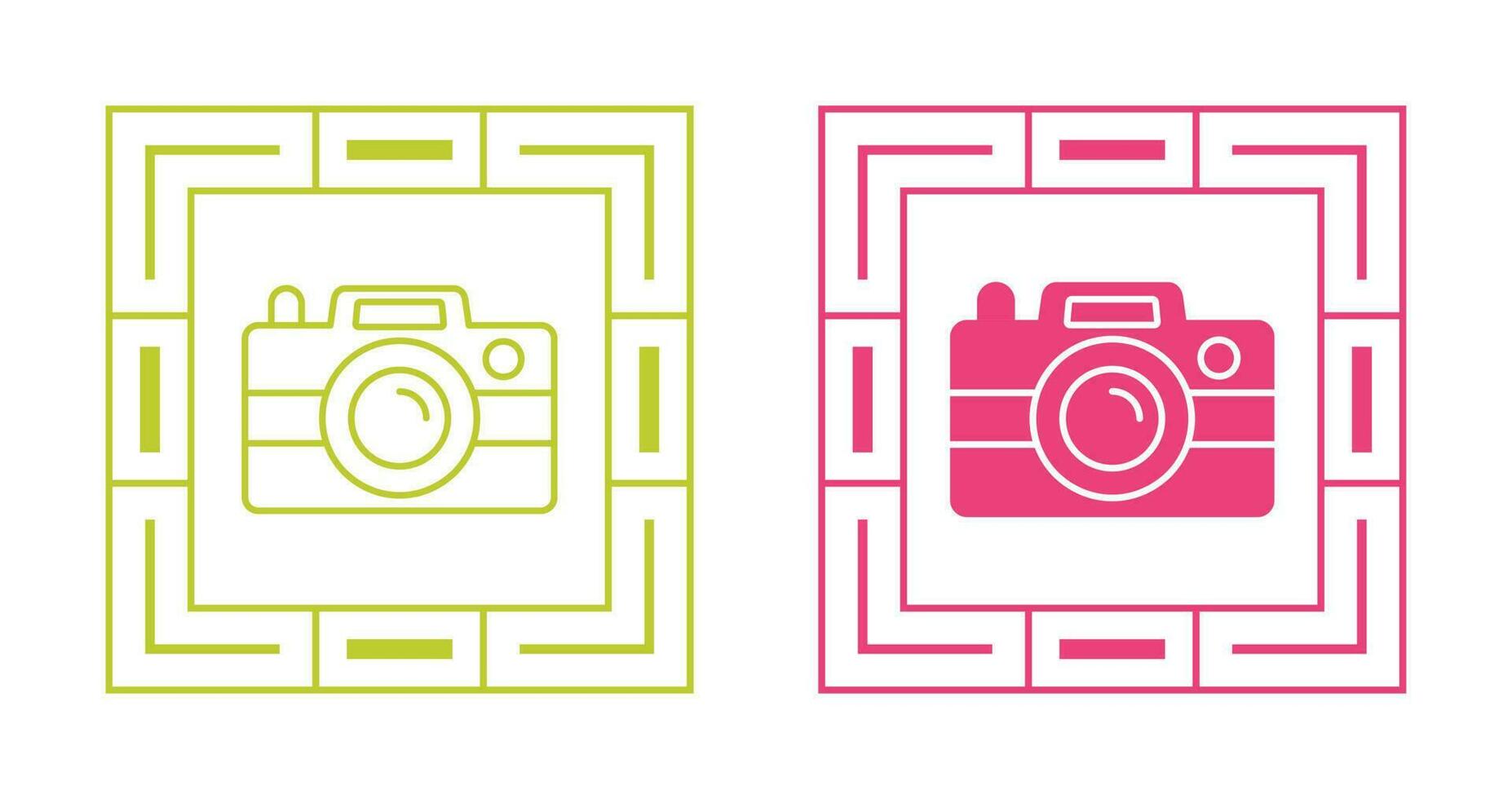 icono de vector de cámara de fotos