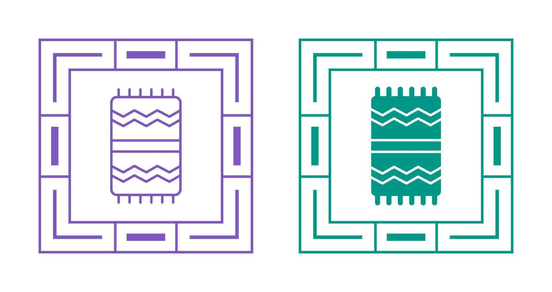 Beach Towel Vector Icon