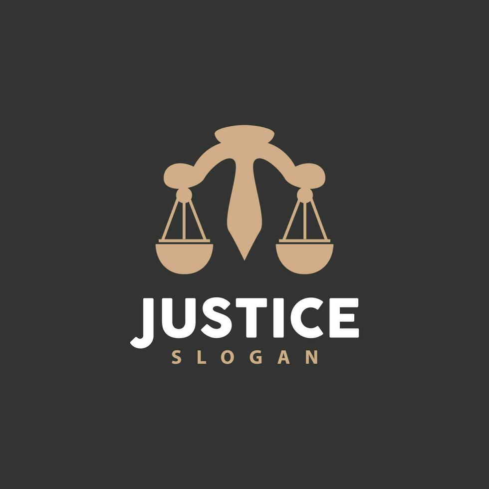 Justice Logo, Retro Vintage Theme Design, Law Vector, Law Firm, Scales Illustration Symbol Icon vector