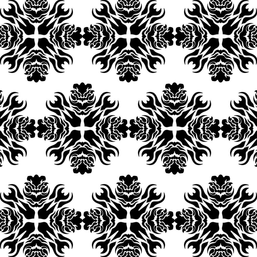 geometric cool abstract floral pattern vector