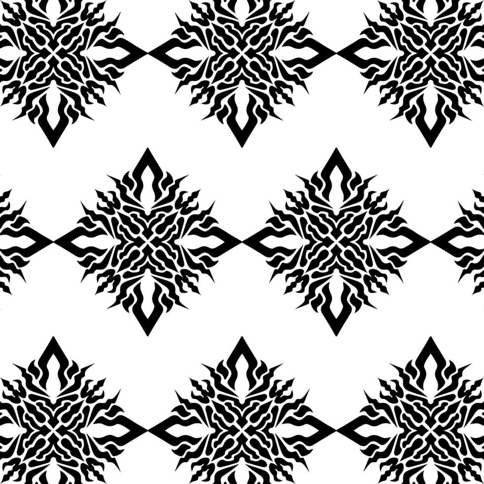 geometric cool abstract floral pattern vector