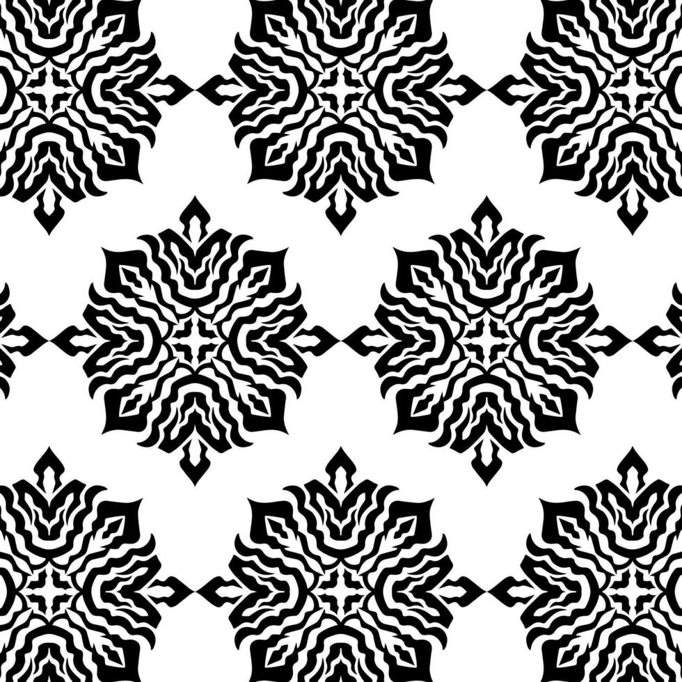 geometric cool abstract floral pattern vector