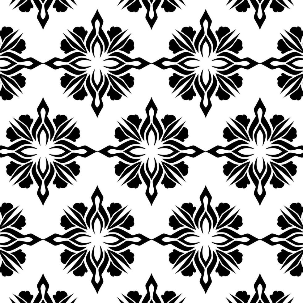 geometric cool abstract floral pattern vector