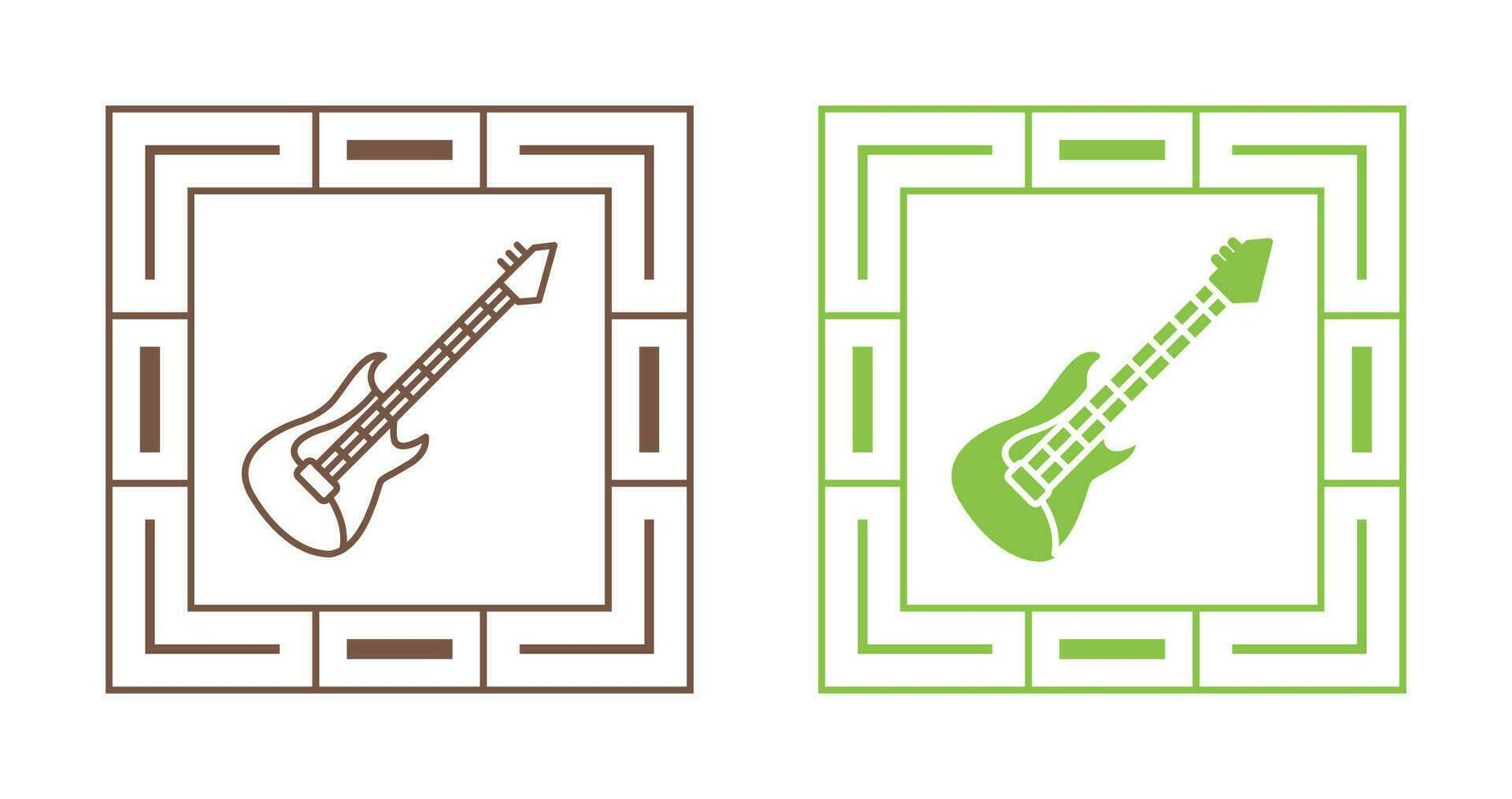 Electric Guitar Vector Icon