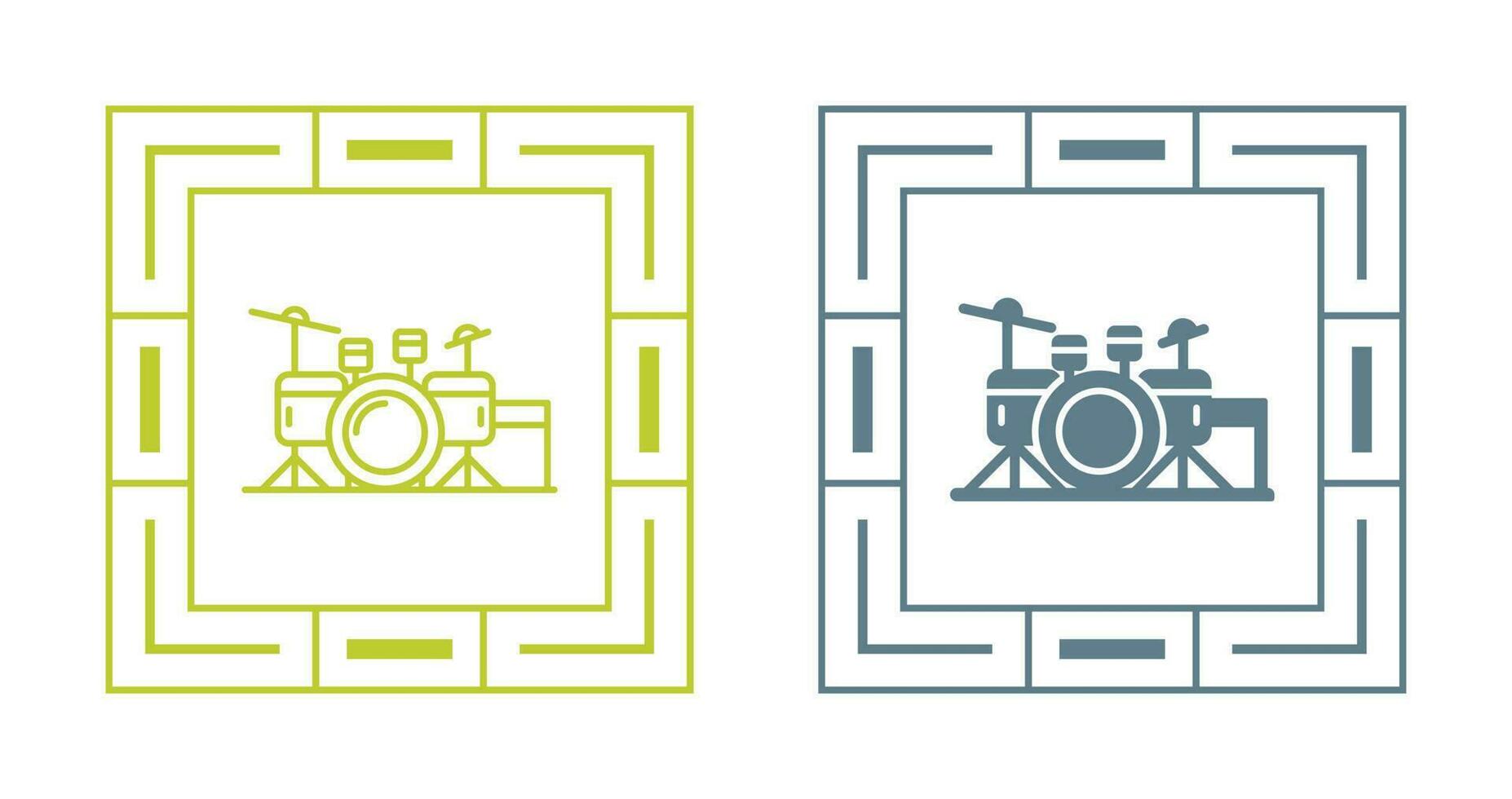 Drum Set Vector Icon