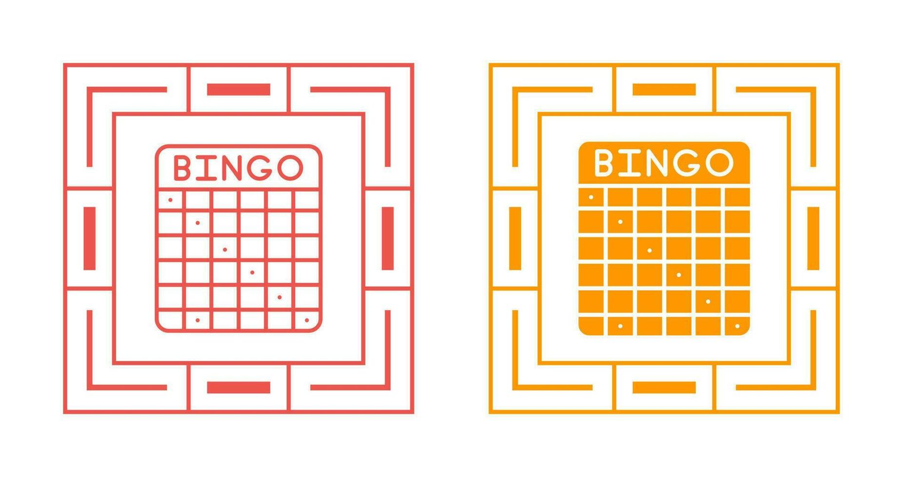 Bingo Vector Icon