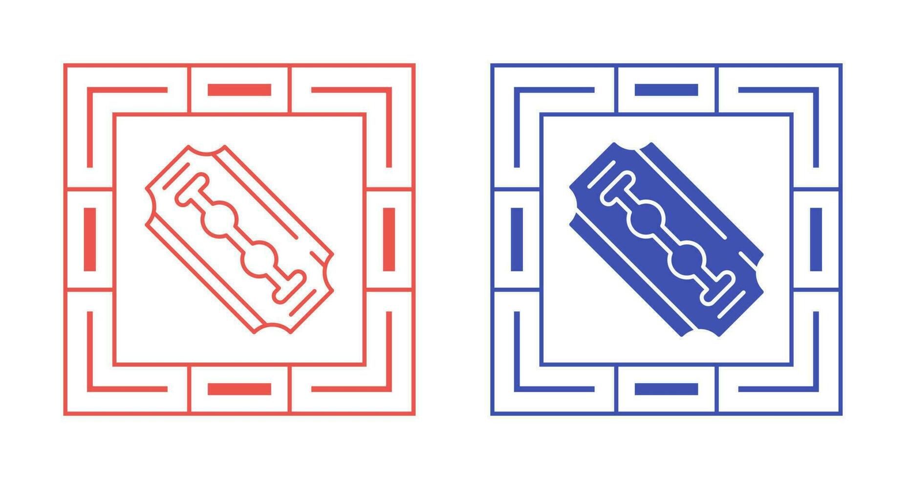 Razor Blade Vector Icon