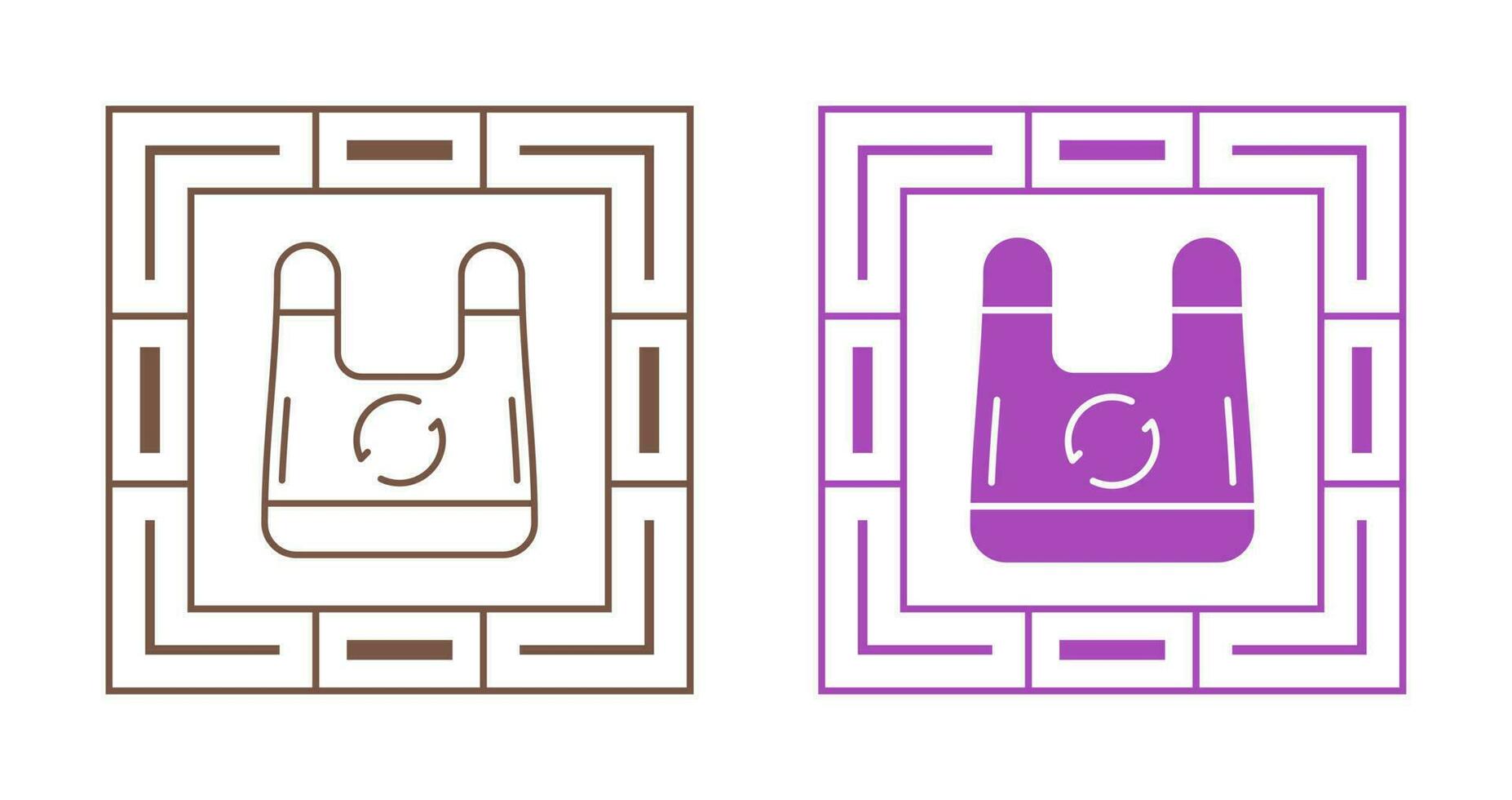 Plastic Bag Vector Icon