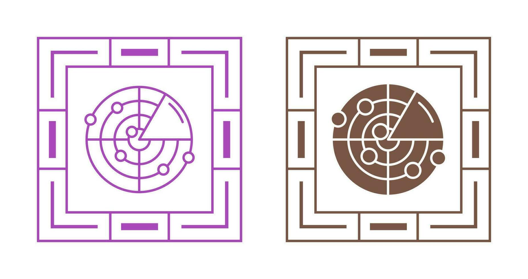Radar Vector Icon