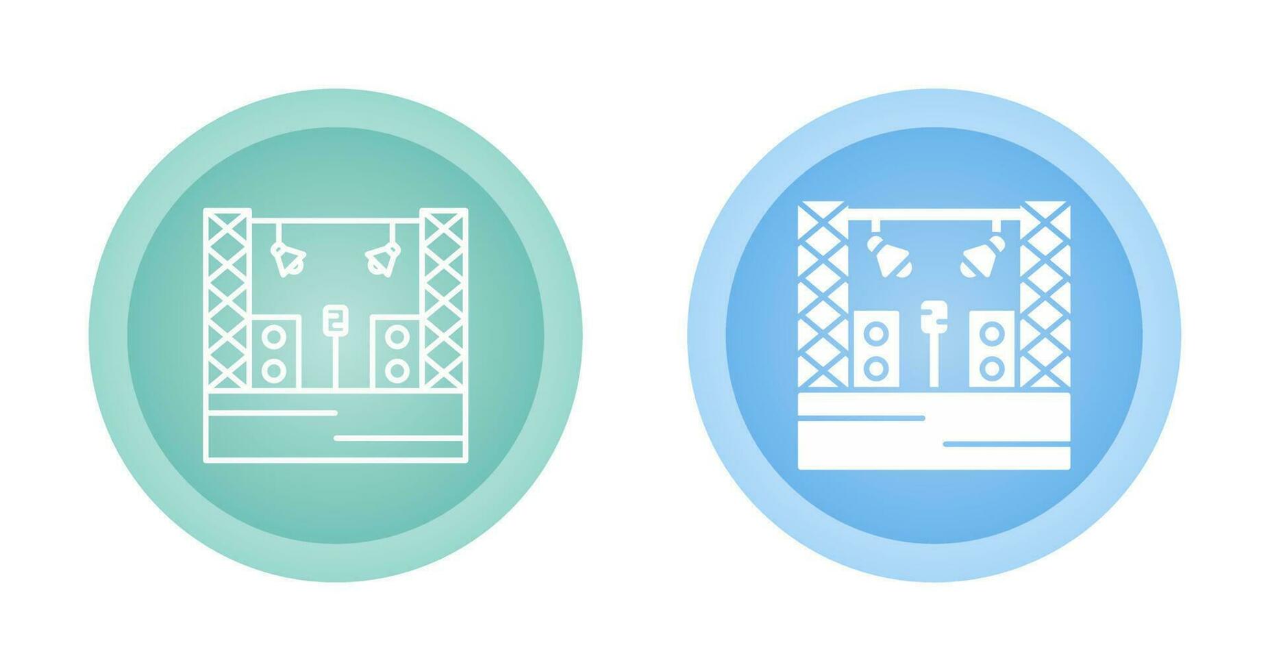 Stage Vector Icon