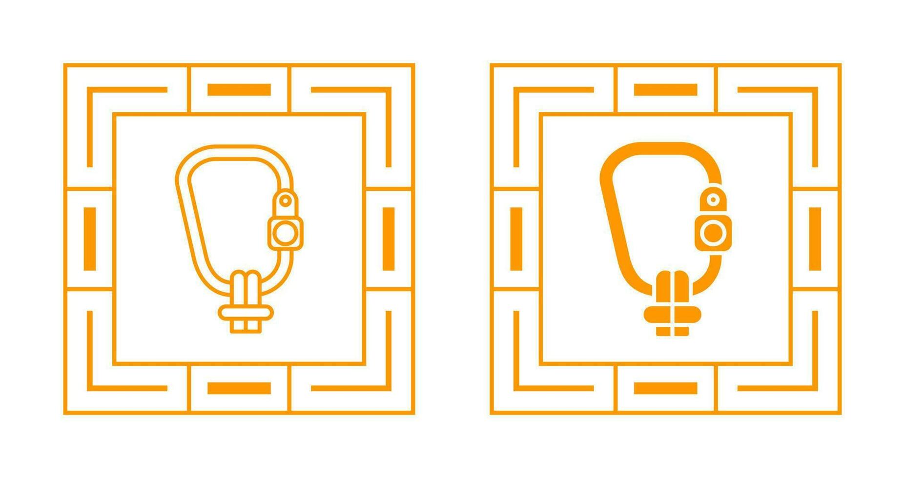 Carabiner Vector Icon