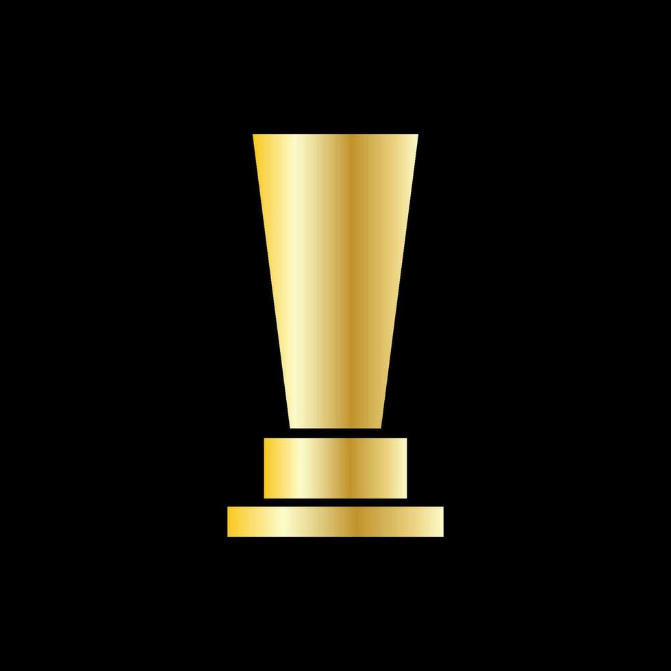trophy icon vector illustration. trophy icon vector eps