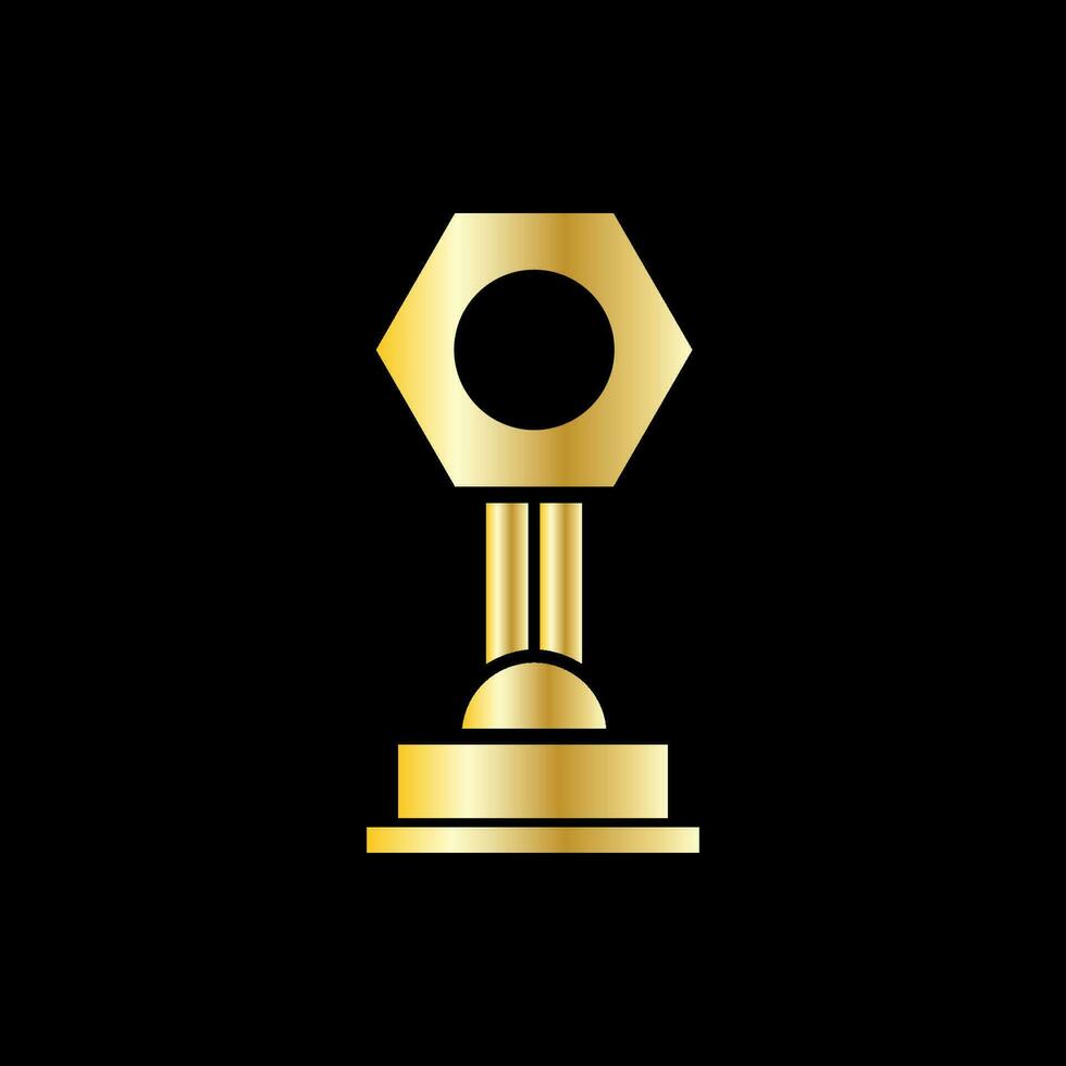 trophy icon vector illustration. trophy icon vector eps