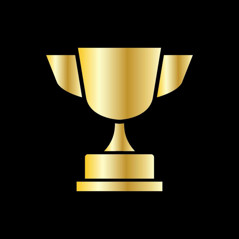 trophy icon vector illustration. trophy icon vector eps