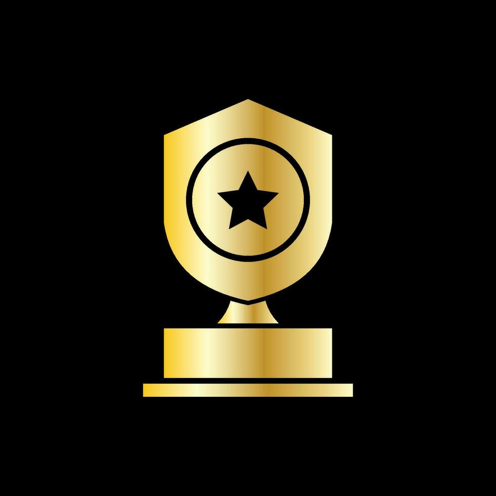 trophy icon vector illustration. trophy icon vector eps