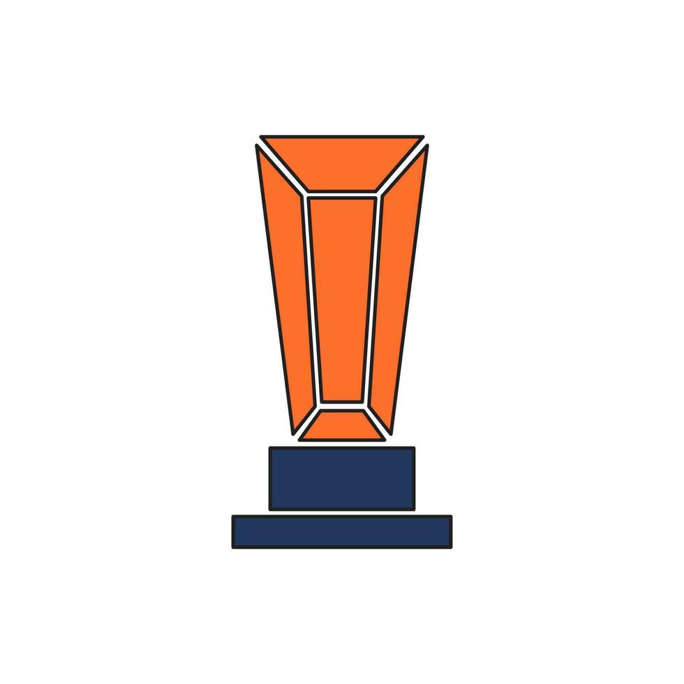trophy icon vector illustration. trophy icon vector eps
