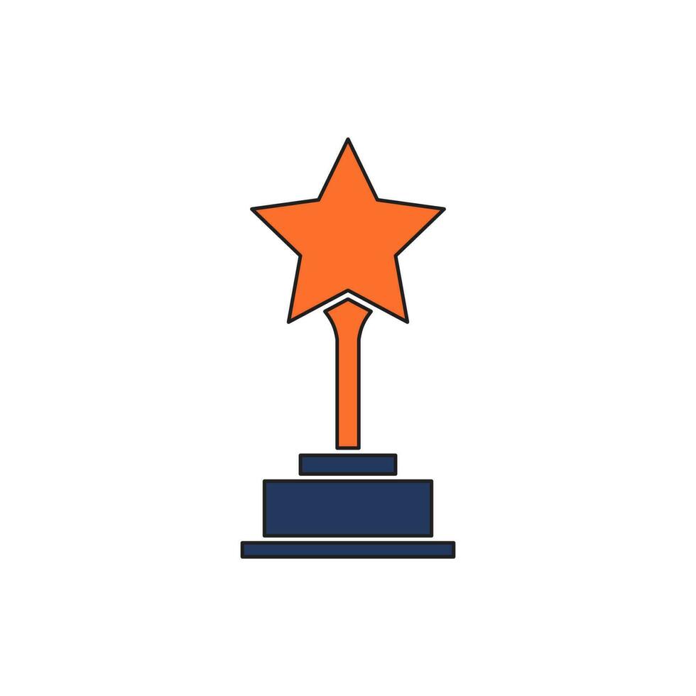 trofeo icono vector ilustración. trofeo icono vector eps