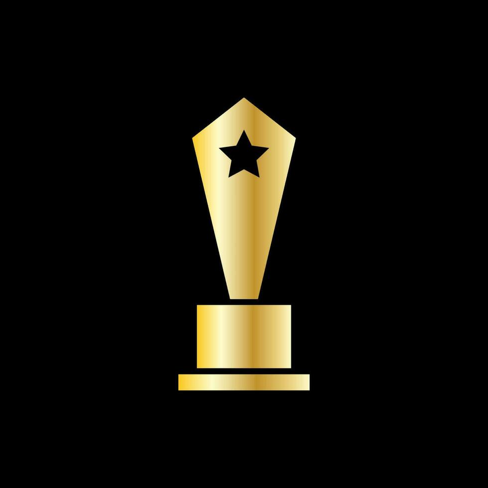 trophy icon vector illustration. trophy icon vector eps