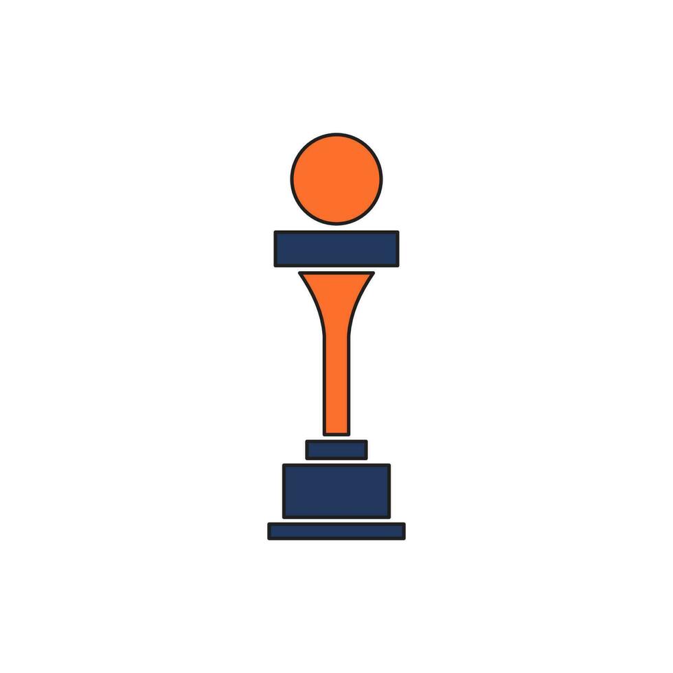 trophy icon vector illustration. trophy icon vector eps