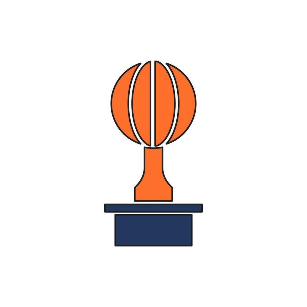 trophy icon vector illustration. trophy icon vector eps
