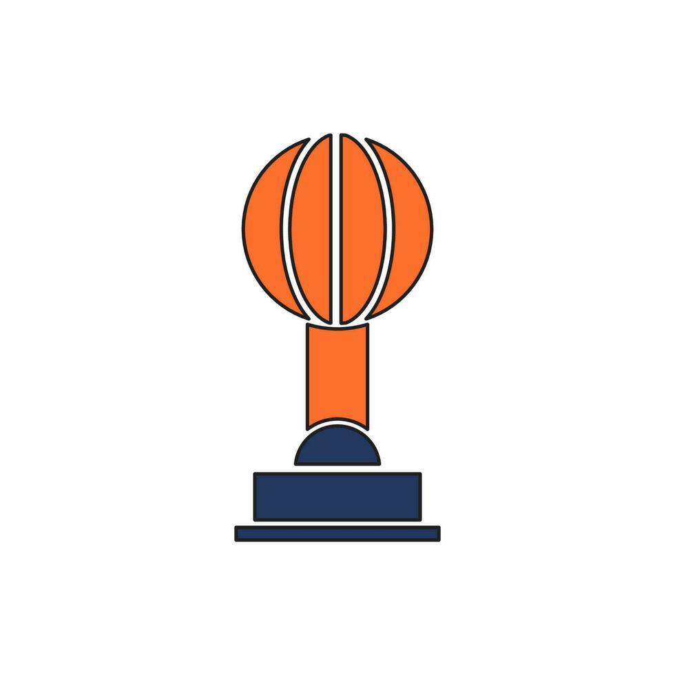 trophy icon vector illustration. trophy icon vector eps