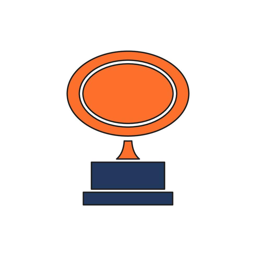 trophy icon vector illustration. trophy icon vector eps