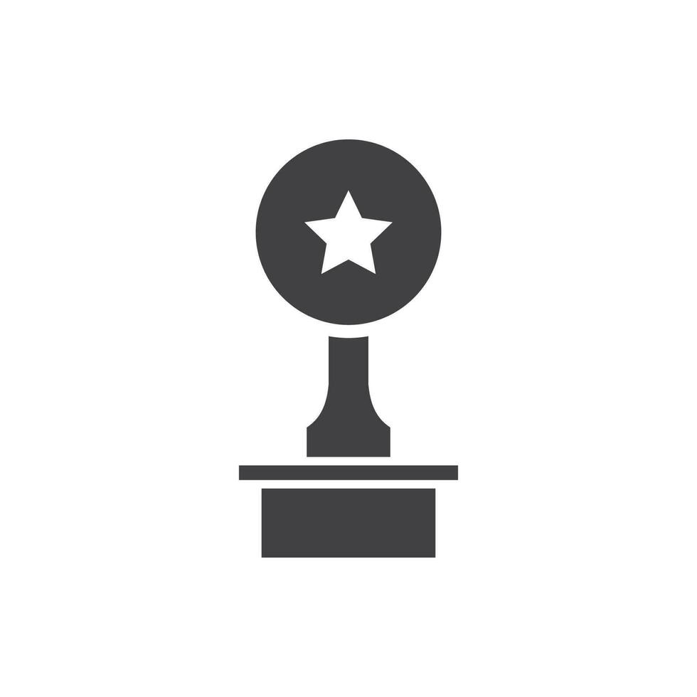 trophy icon vector illustration. trophy icon vector eps