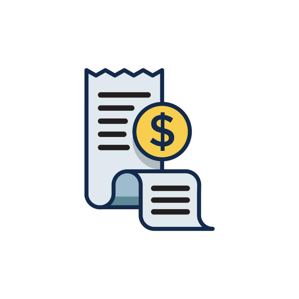 bill icon design vector