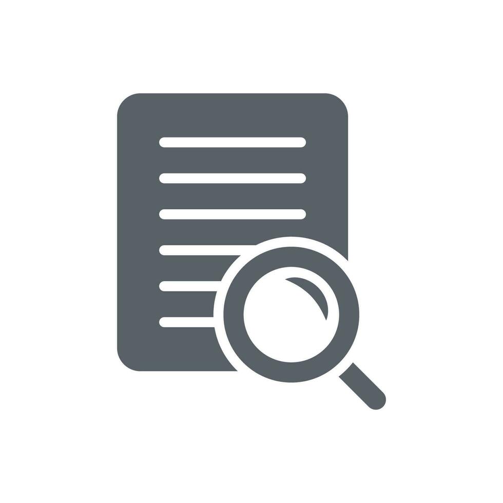 document search icon design vector template