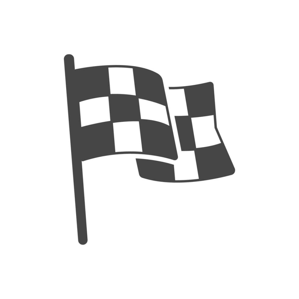 finish flag icon design vector template