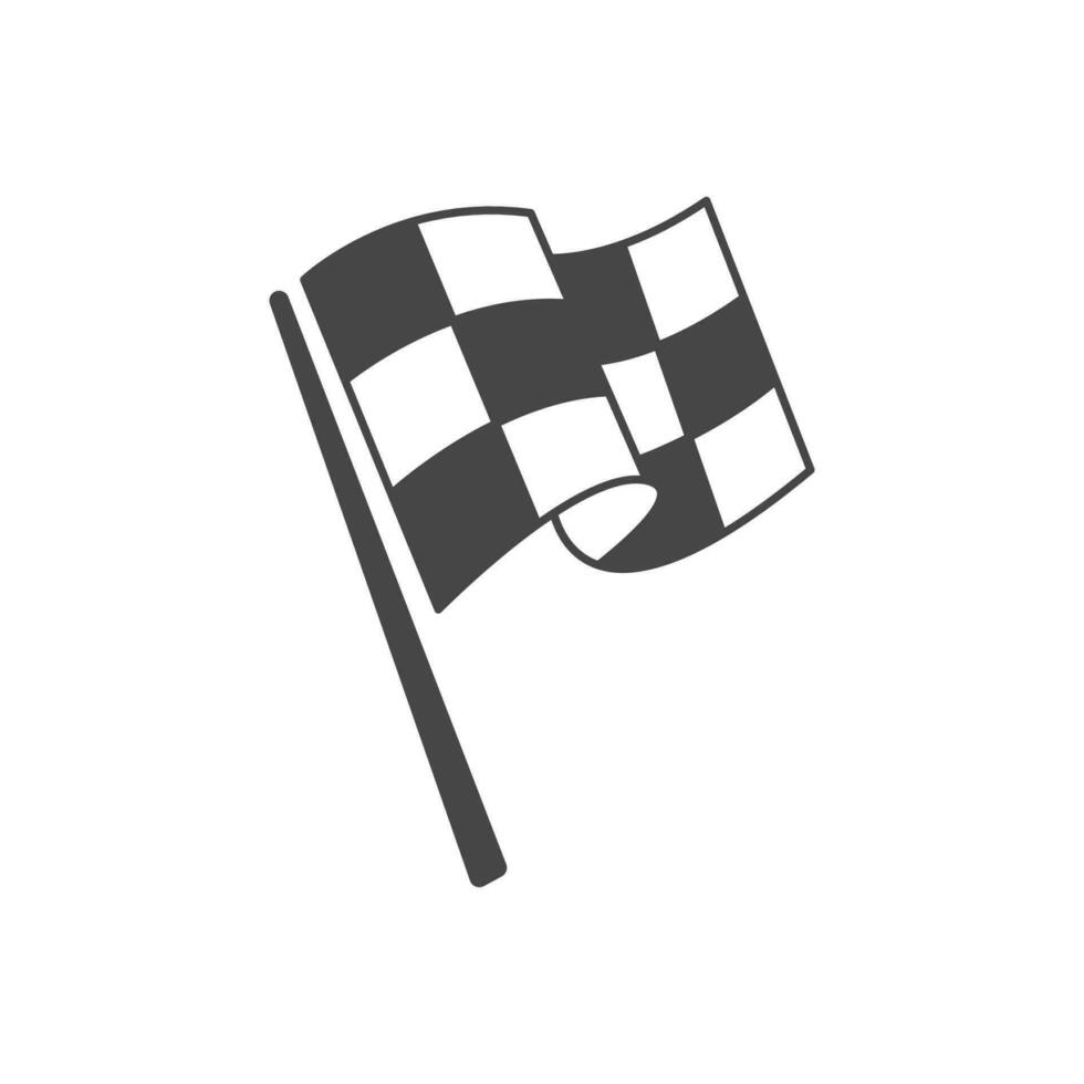 finish flag icon design vector template