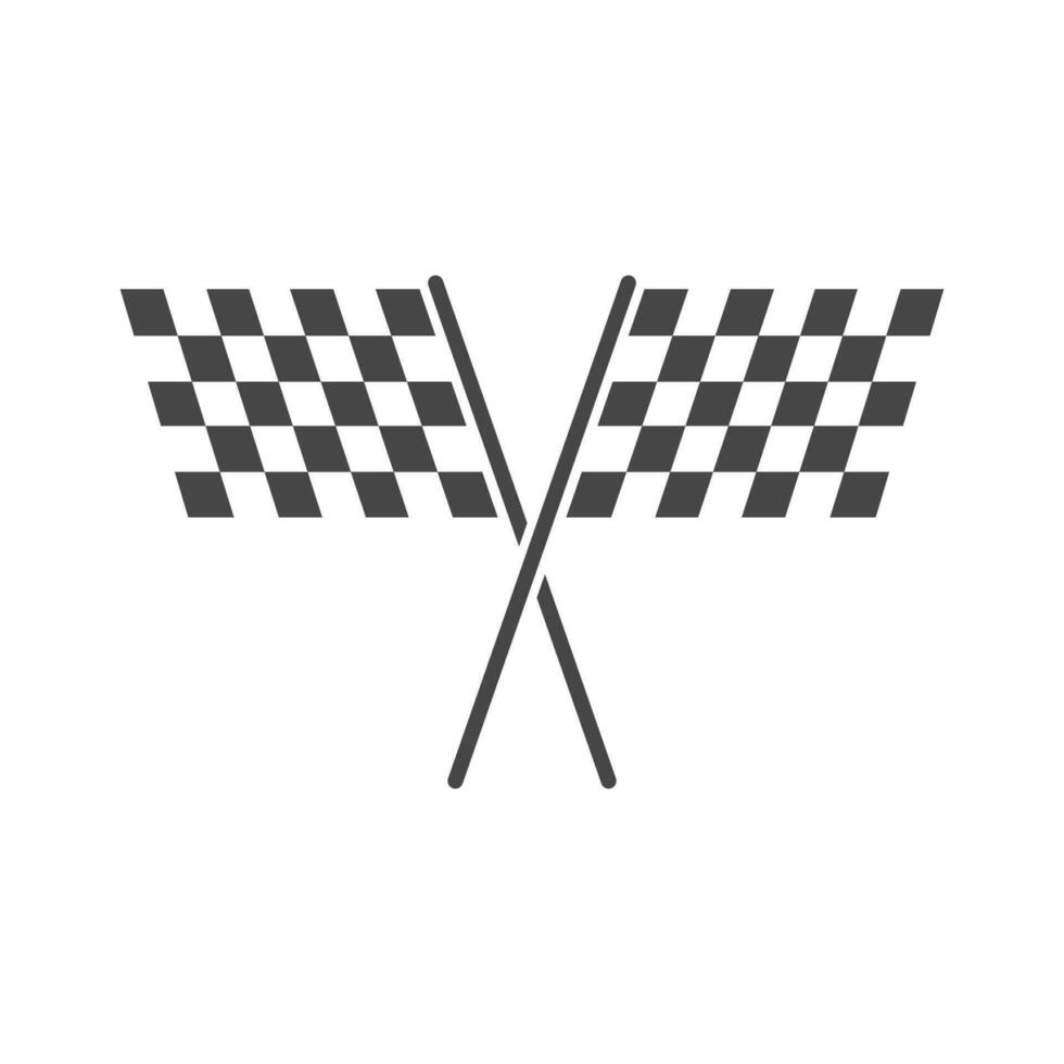 finish flag icon design vector template