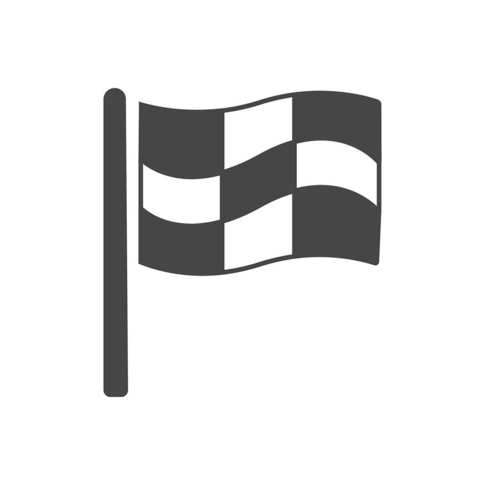 finish flag icon design vector template