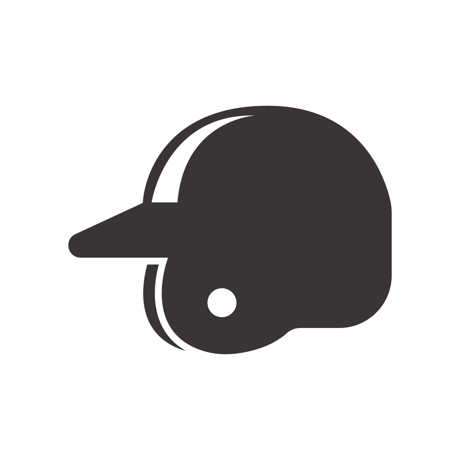baseball helmet icon design vector 23684505 Vector Art at Vecteezy