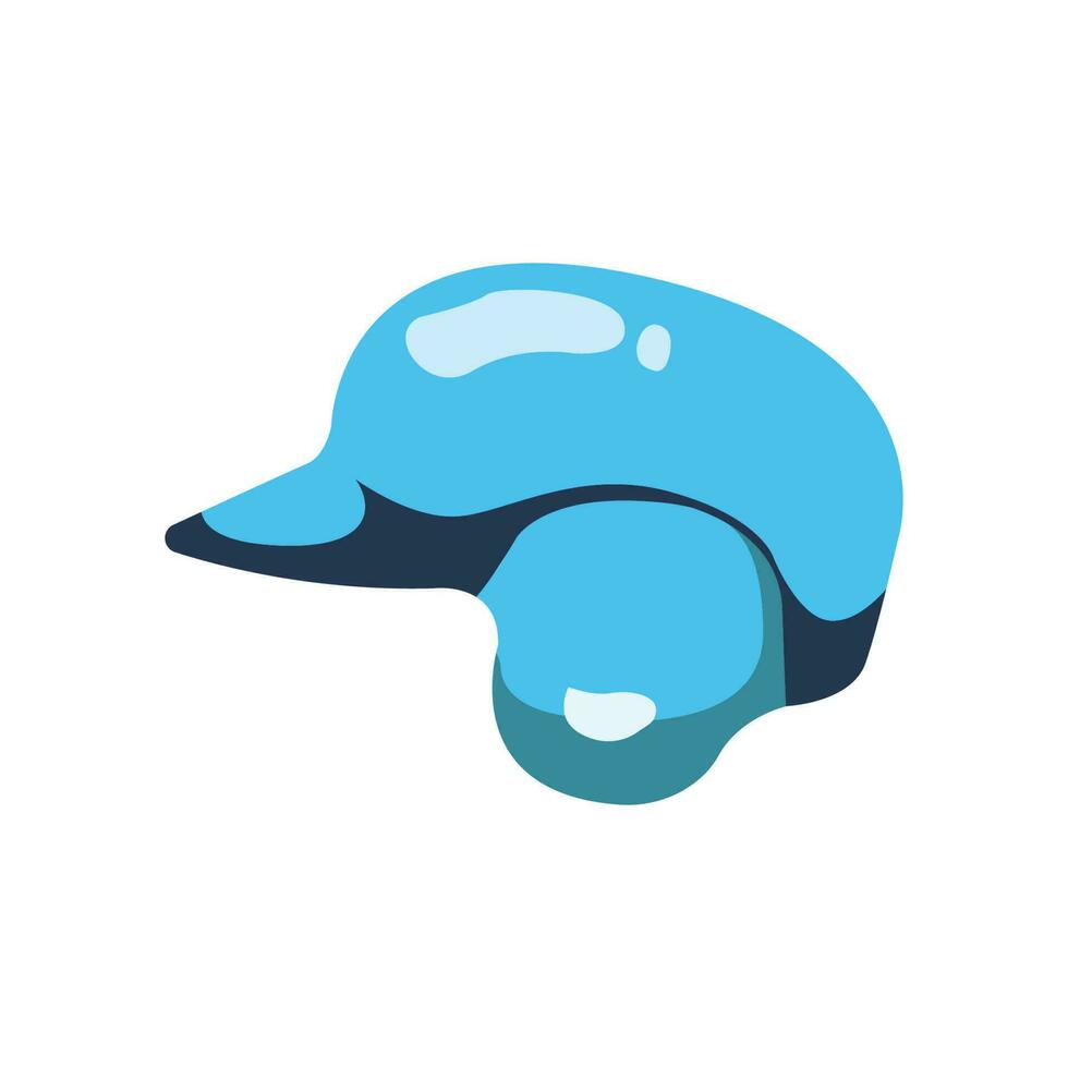 baseball helmet icon design vector