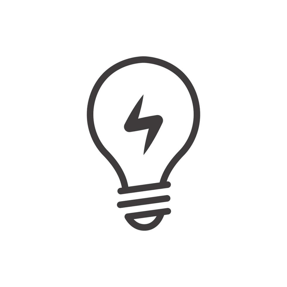 bulb icon design vector template