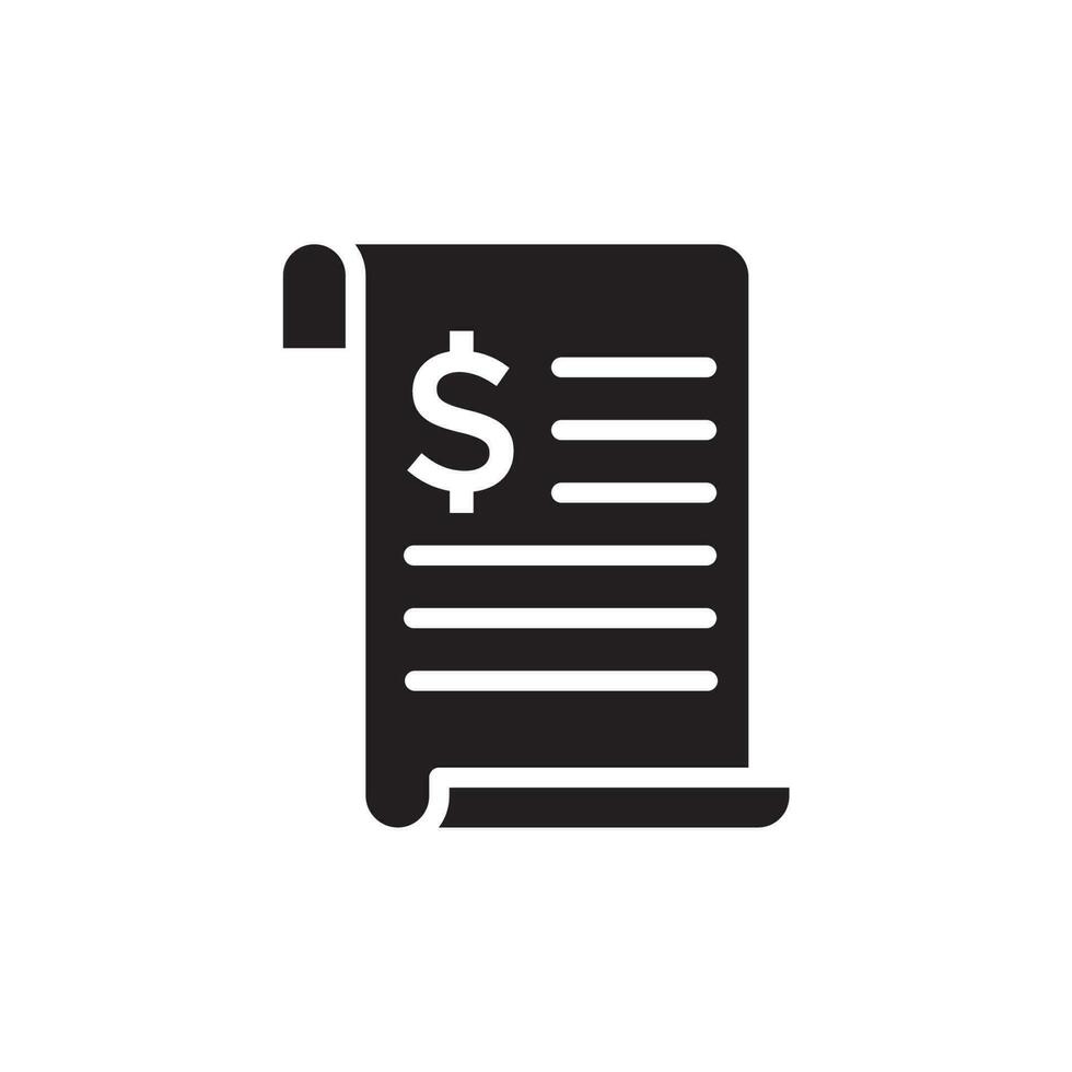 bill icon design vector