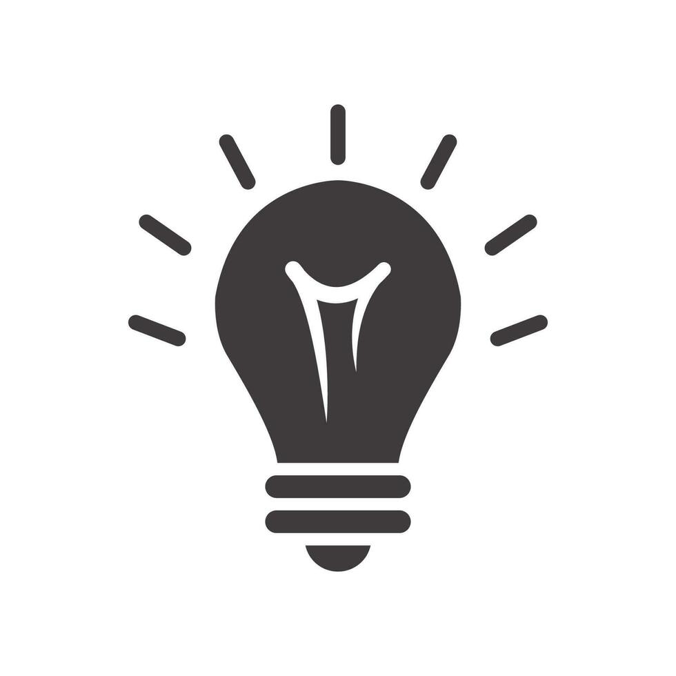 bulb icon design vector template