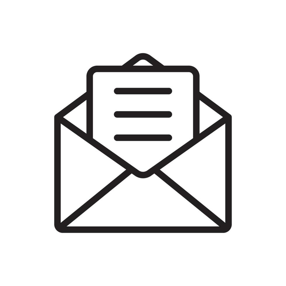 envelope icon design vector template