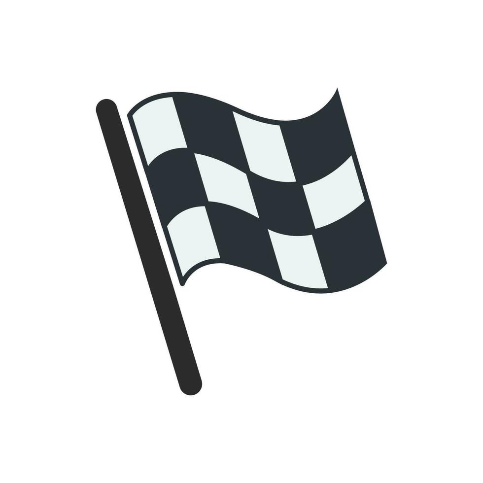 finish flag icon design vector template