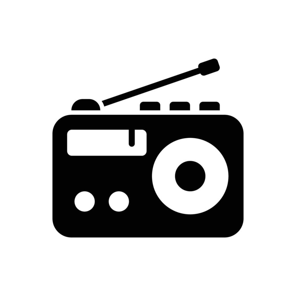 radio icon vector design template simple and modern